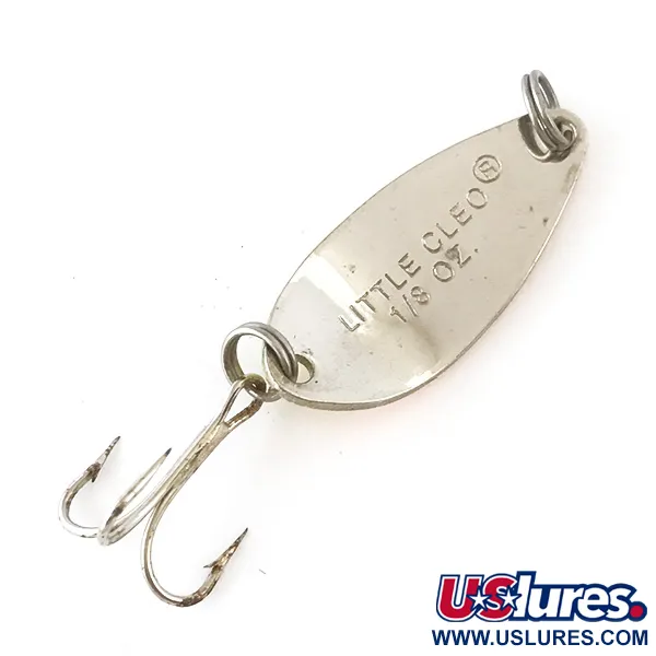 Acme Little Cleo Lepel, Yellow/Orange/Nickel, 3.5g, Gebocheld profiel, #4199