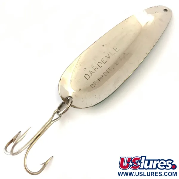 Eppinger Dardevle Lepel, Nikkel/Groen/Wit, 28g, Klassieker, #4201