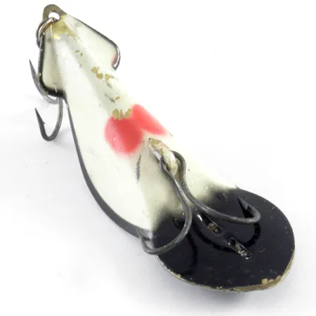 Buck Perry Spoonplug Lepel, Zwart / Wit, 10g, Vintage, #4235