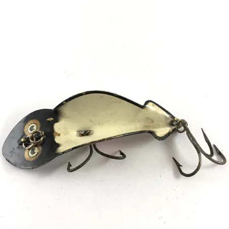 Buck Perry Spoonplug Lepel, Zwart / Wit, 10g, Vintage, #4235