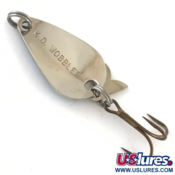 Acme K.O. Wobbler Lepel, Nikkel / Blauw, 3,5g, Sonic Flipper, #4236