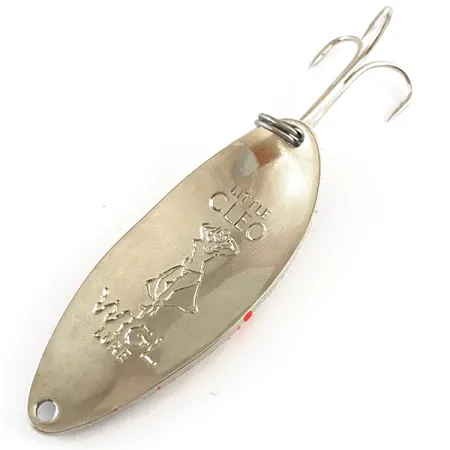 Seneca Little Cleo (Hula Girl) Lepel, Wit/Bruin/Rood/Nikkel, 14g, #4248