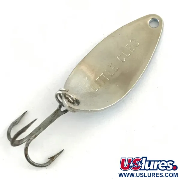 Acme Little Cleo Lepel, Lichtblauw/Nikkel, 5g, Honingraat, #4265