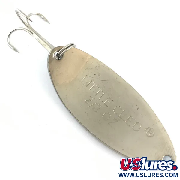 Acme Little Cleo Lepel, Nikkel / Blauw, 17g, Zware messing, #4269