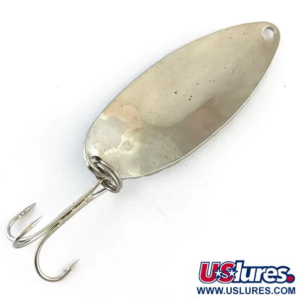 Acme Little Cleo Lepel, Nikkel/Blauw, 11,5g, Gehamerd, #4271