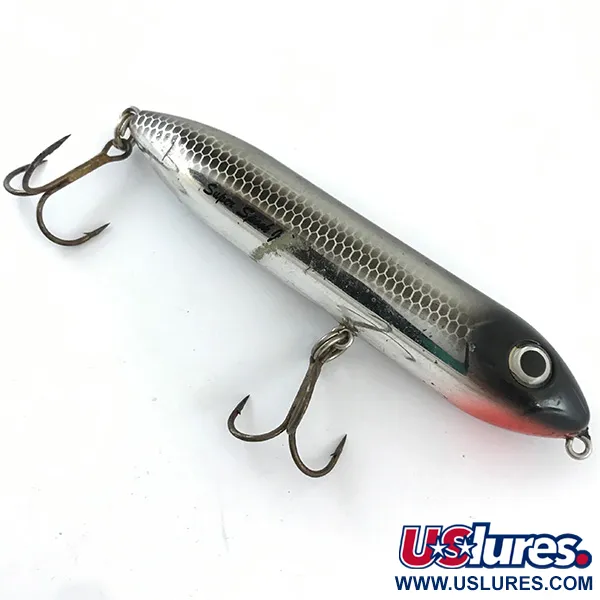 Heddon Zara Spook Oppervlakte-aas, Black/Silver/Red, 12g, #4277