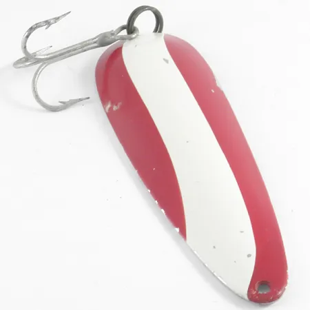 Eppinger Dardevle Lepel, Rood/Wit, 28g, Waggelende actie, #4310
