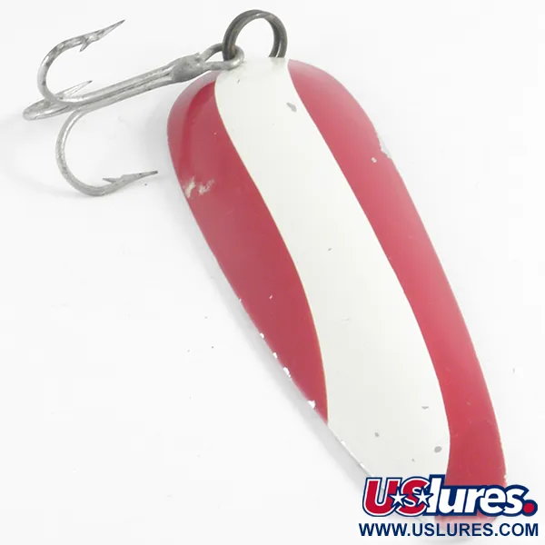 Eppinger Dardevle Lepel, Rood/Wit, 28g, Waggelende actie, #4310