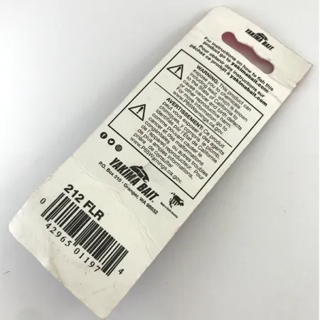 Yakima Bait Worden’s Original Rooster Tail Spinner, Fluo Oranje, 7g, #212 FLR