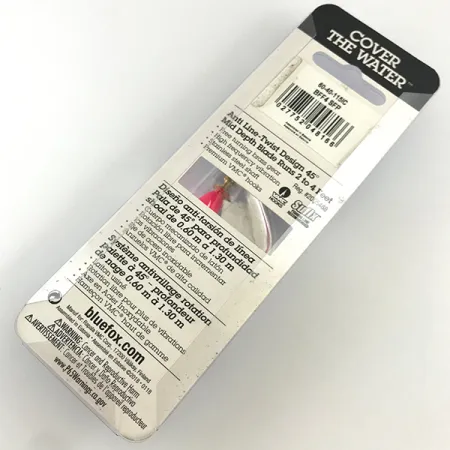 Blue Fox Super Vibrax 4 Spinner, Zilver, 10g, Anti-kink, #4326