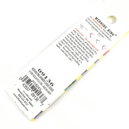 Mack's Lure Wedding Ring Spinner, Goud/Fluo Oranje, 2g, Strass, #4328