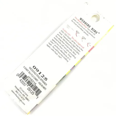 Mack's Lure Wedding Ring Spinner, Groen/Zwart, 2g, Kristalring, #4329