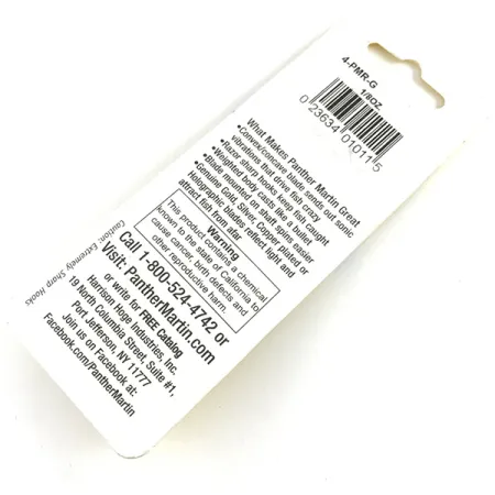 Panther Martin 4 Spinner, Goud, 4g, sonische trillingen, #4-PMR-G