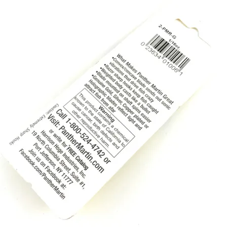 Panther Martin 2 Spinner, Goud, 1,77g, In-Line Blad, #2-PMR-G