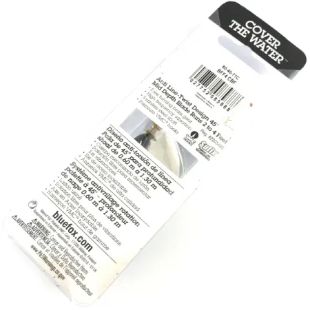 Blue Fox Super Vibrax 4 UV Spinner, Nikkel/Zwart/Geel, 10g, #4367