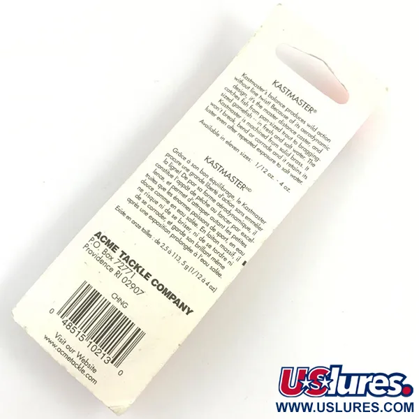 Acme Kastmaster Lepel, Nikkel / Groen, 7g, Messing, #4388