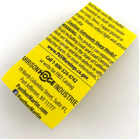 Panther Martin 4 Spinner, Forel, 4g, Gevederde Staart, #4412