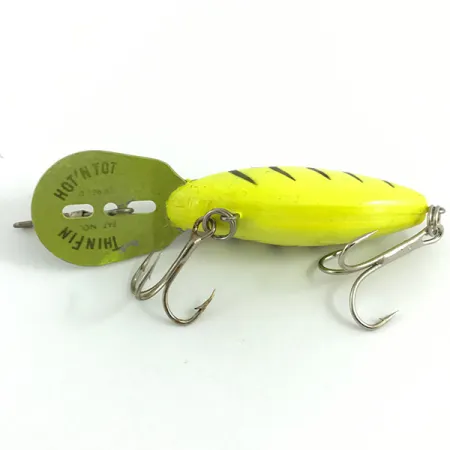 Storm Hot'N Tot Thin Fin Plug, Yellow Tiger, 6.5g, Metalen Lip, #4455