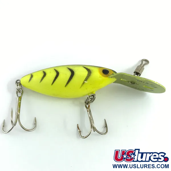 Storm Hot'N Tot Thin Fin Plug, Yellow Tiger, 6.5g, Metalen Lip, #4455
