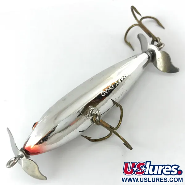 Cotton Cordell CRAZY SHAD Propbait, Zilver, 9g, Dubbele Propeller, #4459
