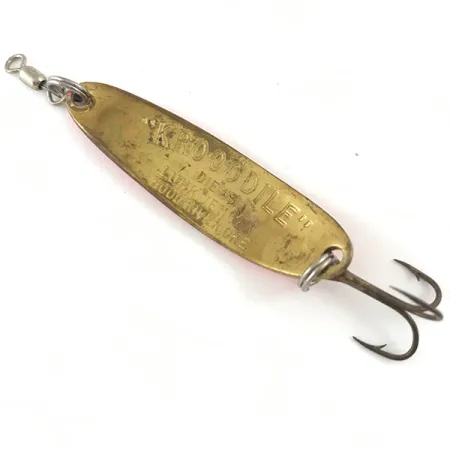 Luhr Jensen Krocodile Die #3 UV Lepel, Pink/Gold, 10g, UV, #4471