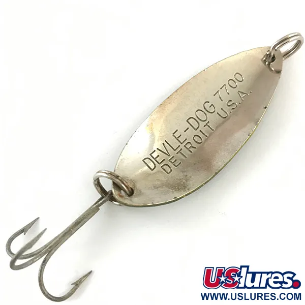 Dardevle Devle Dog 7700 Lepel, Kikker / Nikkel, 14g, #4478