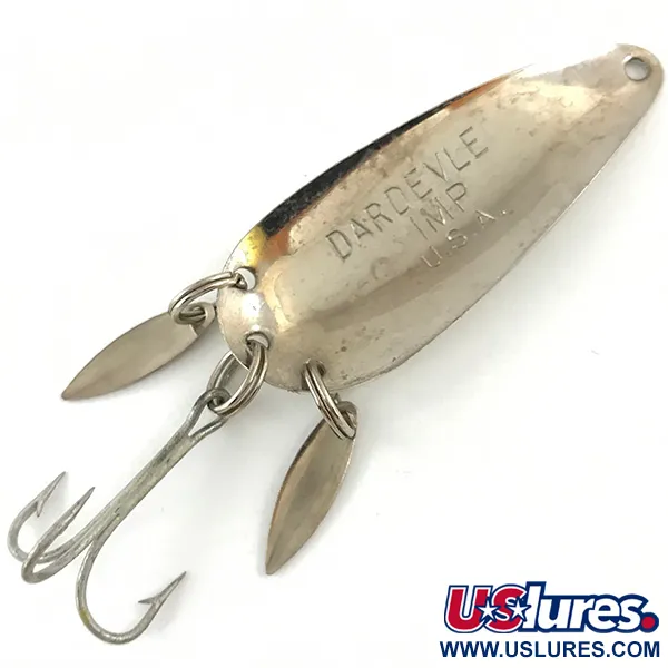 Eppinger Dardevle Imp Klicker Lepel, Wit/Zwart/Nikkel, 11g, #4480