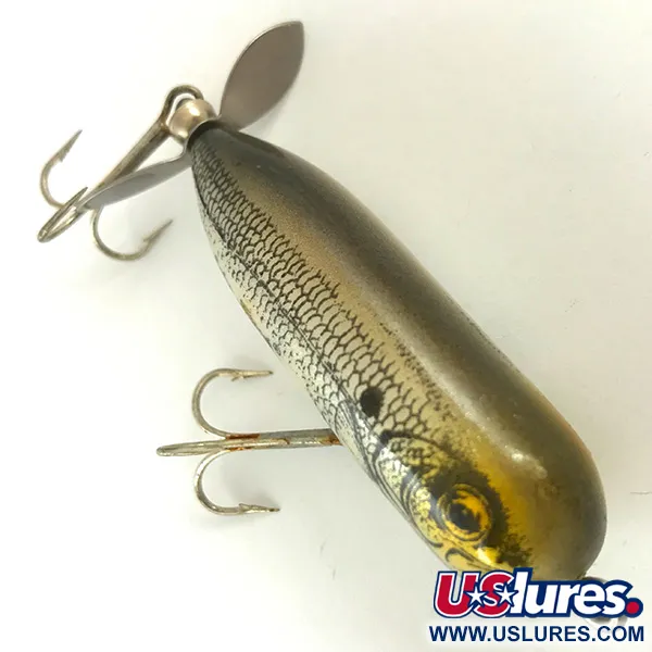 Heddon Baby Torpedo Oppervlakte-aas, Zilver, 9g, Propeller, #4483