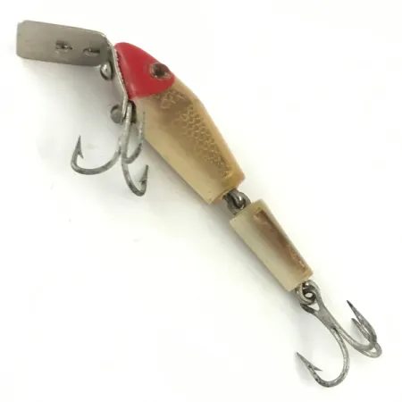 L&S Bait MirrOlure Bass-master Plug, Red/White, 2g, Geleed, #4484