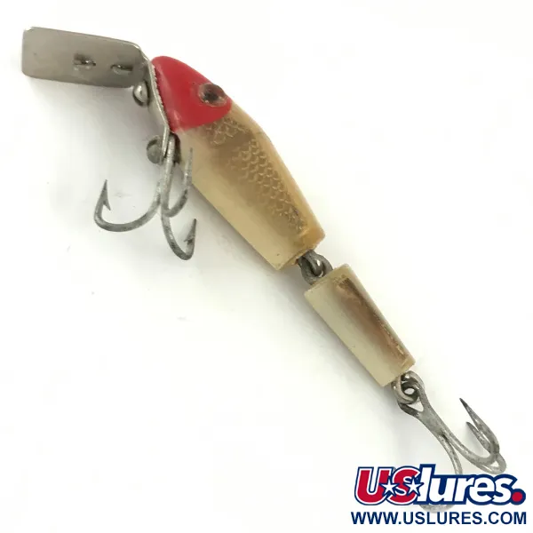 L&S Bait MirrOlure Bass-master Plug, Red/White, 2g, Geleed, #4484