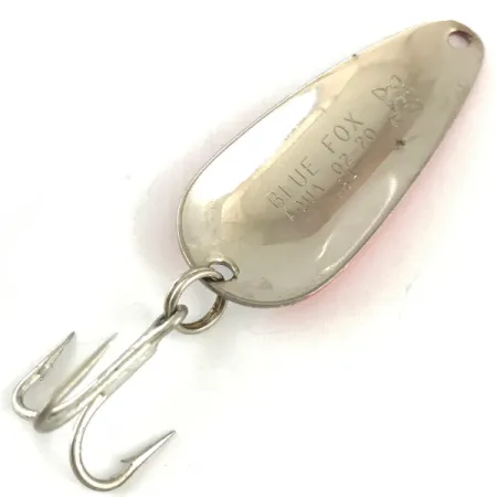 Blue Fox Aqua Spoon Lepel, Rood / Wit / Nikkel, 7g, Vintage, #4487