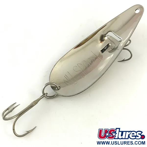 American Sportsman NU Spoon Lepel, Zilver/Goud, 11g, Metalen lip, #4496