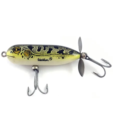 Heddon Torpedo Oppervlakteplug, Bullfrog, 9g, Achterpropeller, #4521
