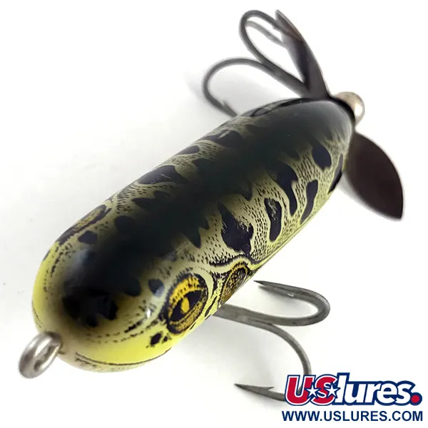 Heddon Torpedo Oppervlakteplug, Bullfrog, 9g, Achterpropeller, #4521