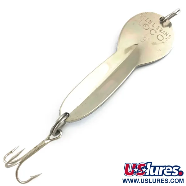 Glen Evans Loco 3 Lepel, Nikkel / Blauw, 17g, Prism-tape, #4535