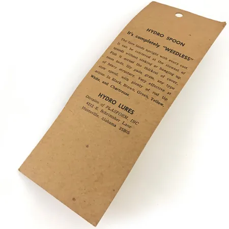 Hydro Lures Weedless Hydro Spoon Lepel, Geel/Rood, 14g, Wierloos, #4552