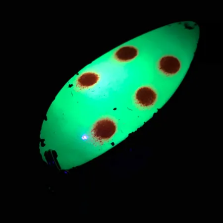 Acme Little Cleo UV Lepel, Geel/Rood/Nikkel, 21g, UV-actief, #4562