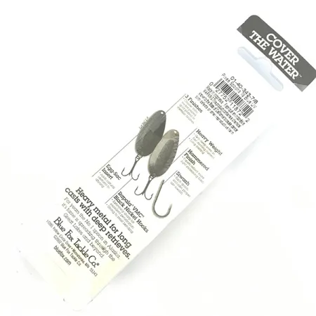 Blue Fox Pixee Lepel, Hammered Nickel / Blue, 24g, UV Bright, #4588