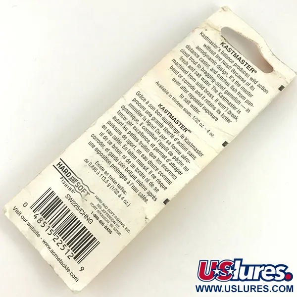 Acme Kastmaster Lepel, Nikkel / Groen, 2.5g, Aerodynamisch, #4599