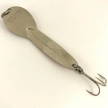 Loco 4 Glen Evans Lepel, Nikkel / Rood, 23g, Prismasticker, #4600