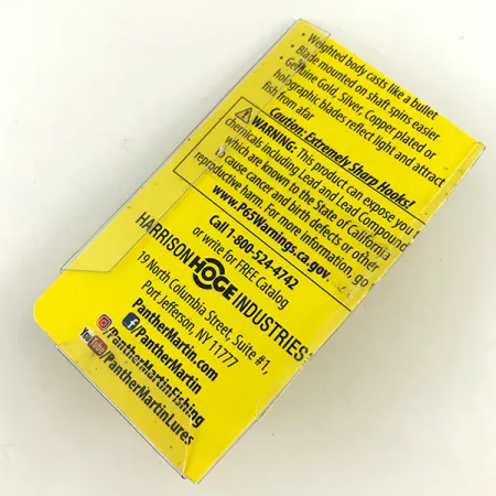 Panther Martin 4 Spinner, Forel, 4g, Inline Blad, #4601