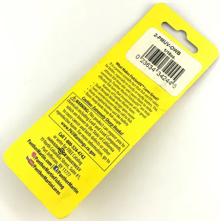 Panther Martin 2 Spinner, Regenboogforel, 2.5g, FishSeeUV, #4602