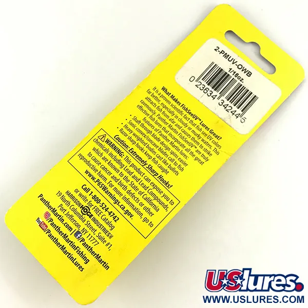 Panther Martin 2 Spinner, Regenboogforel, 2.5g, FishSeeUV, #4602