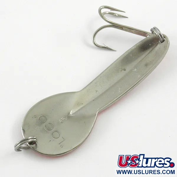 Glen Evans Loco 3 Lepel, Fluo Oranje/Nikkel, 17g, Vintage, #4610