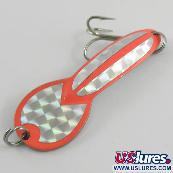 Glen Evans Loco 3 Lepel, Fluo Oranje/Nikkel, 17g, Vintage, #4610