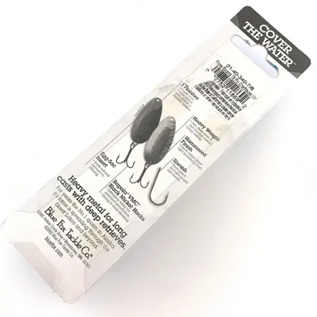 Blue Fox Pixee UV Lepel, Gehamerd nikkel/Blauw, 24g, UV, #4621