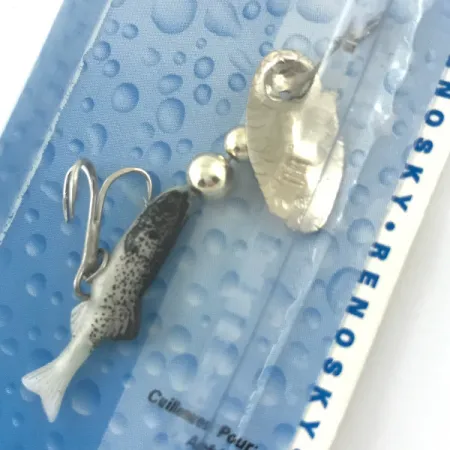 Renosky Sonic Swing Minnow 0 Spinner, Zilver, 2g, Tail-Flex, #4639