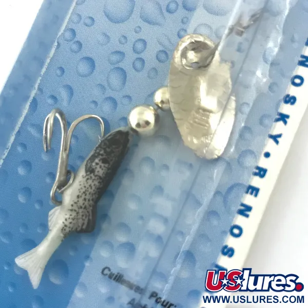 Renosky Sonic Swing Minnow 0 Spinner, Zilver, 2g, Tail-Flex, #4639