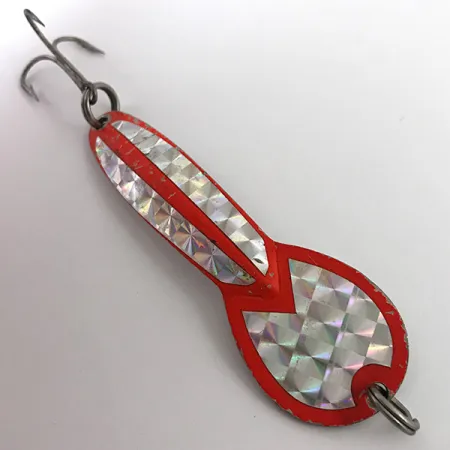 Glen Evans Loco 4 UV Lepel, Messing / Rood UV, 23g, Prisma Tape, #4646