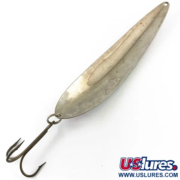 Lucky Strike Canoe Wobbler Lepel, White Pearl/Nikkel/Rood, 45g, #4647